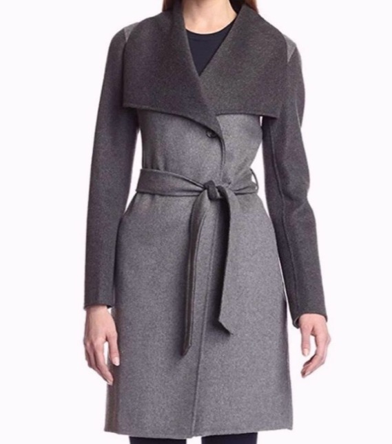 Vera Wang wool blend coat