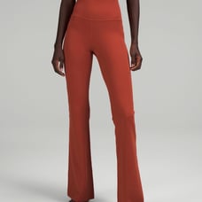 lululemon groove super-high-rise flared pant Size 4 Red/orange