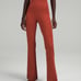 lululemon groove super-high-rise flared pant Size 4 Red/orange