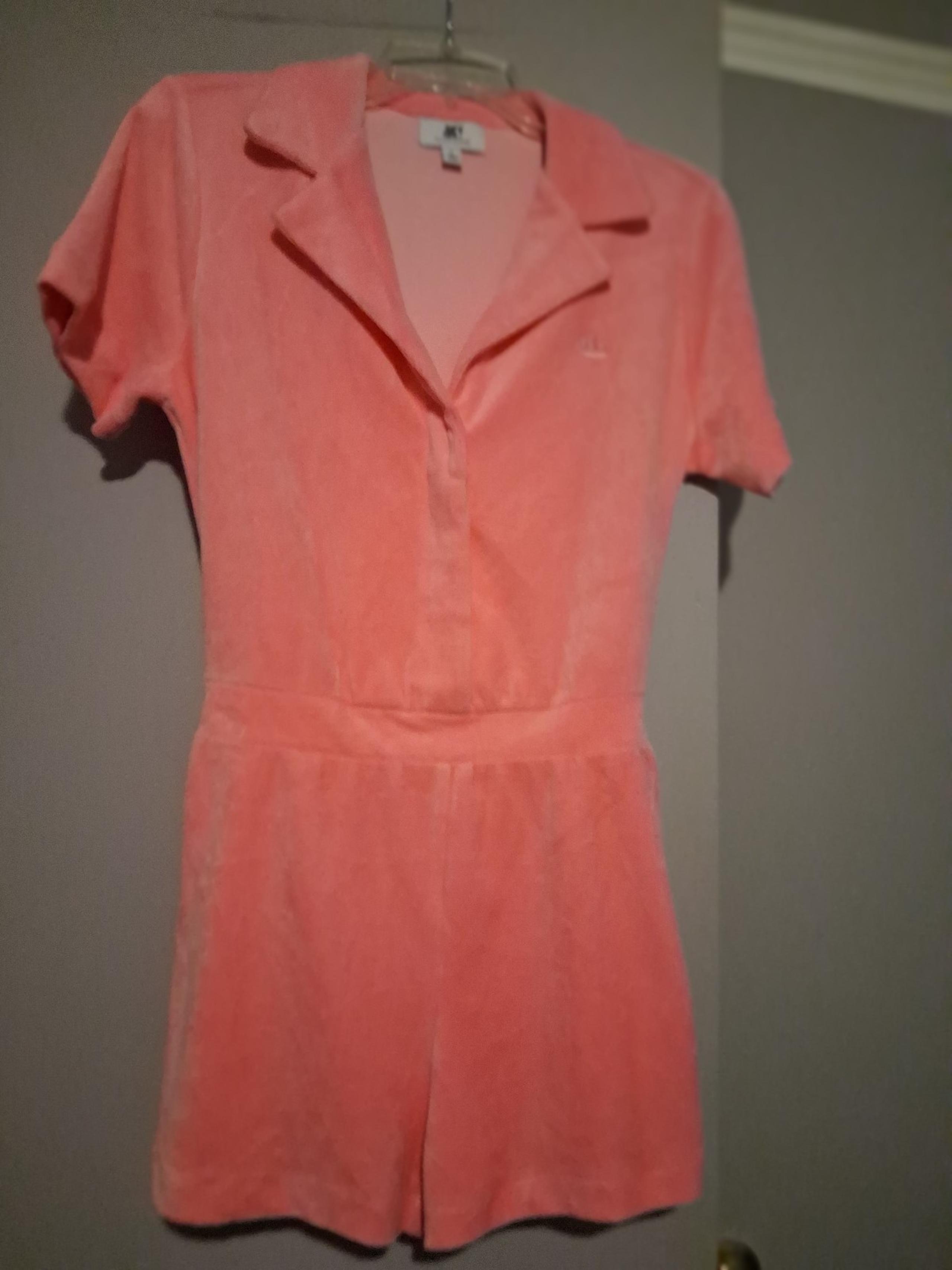 EUC-Juicy Couture Women's Pink Playsuit-romper