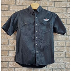 Harley Davidson 100 Years Anniversary Button Shirt Men Medium Motorcycles Shied