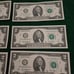 (10) 2013 2 Two Dollar Bill Notes Consecutive Serial Uncirculated