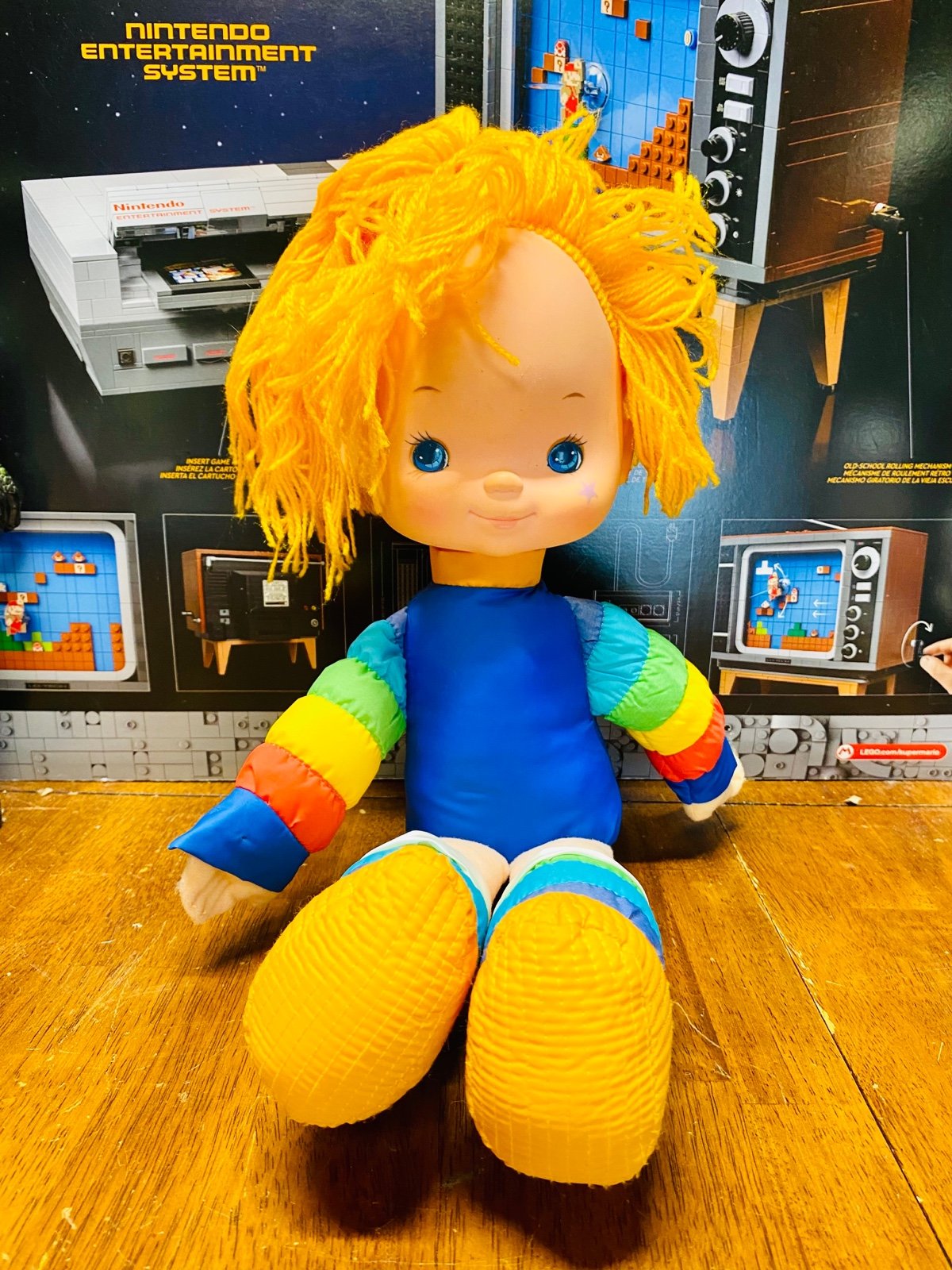 Vintage 1983 20” Rainbow Brite Stuffed Doll Hallmark Mattel Wisp Antique