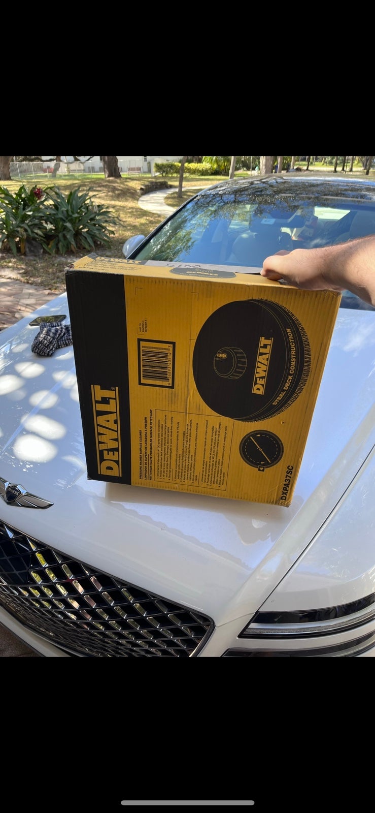 DeWALT pressure washer