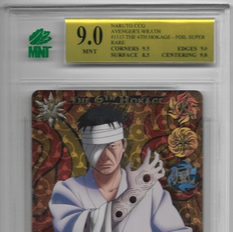 Naruto CCG - The 6th Hokage [Pursuit of Power] 1513 MNT 9.0 Graded Super Rare