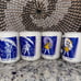 4 PC Vintage Morton Salt Umbrella Girl Bryan China Coffee Tea Mugs Cups 1990's