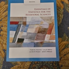 Essentials of statistics for the behavioral sciences