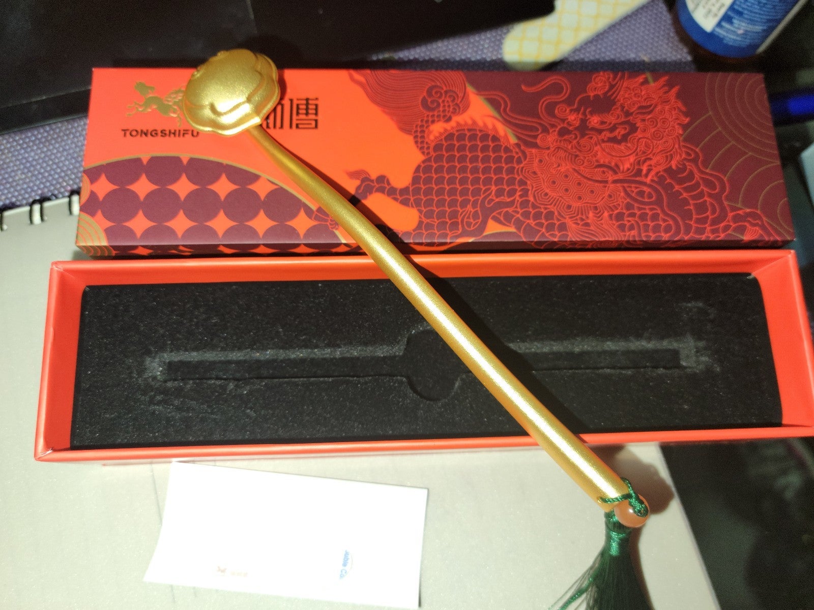 Tongshifu Beautiful Cooper Bookmark New