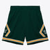 NWT MITCHELL & NESS GREEN DIAMOND SCRIPT SHORTS SZ 2XL XXL
