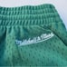 NWT MITCHELL & NESS GREEN DIAMOND SCRIPT SHORTS SZ 2XL XXL