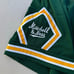 NWT MITCHELL & NESS GREEN DIAMOND SCRIPT SHORTS SZ 2XL XXL