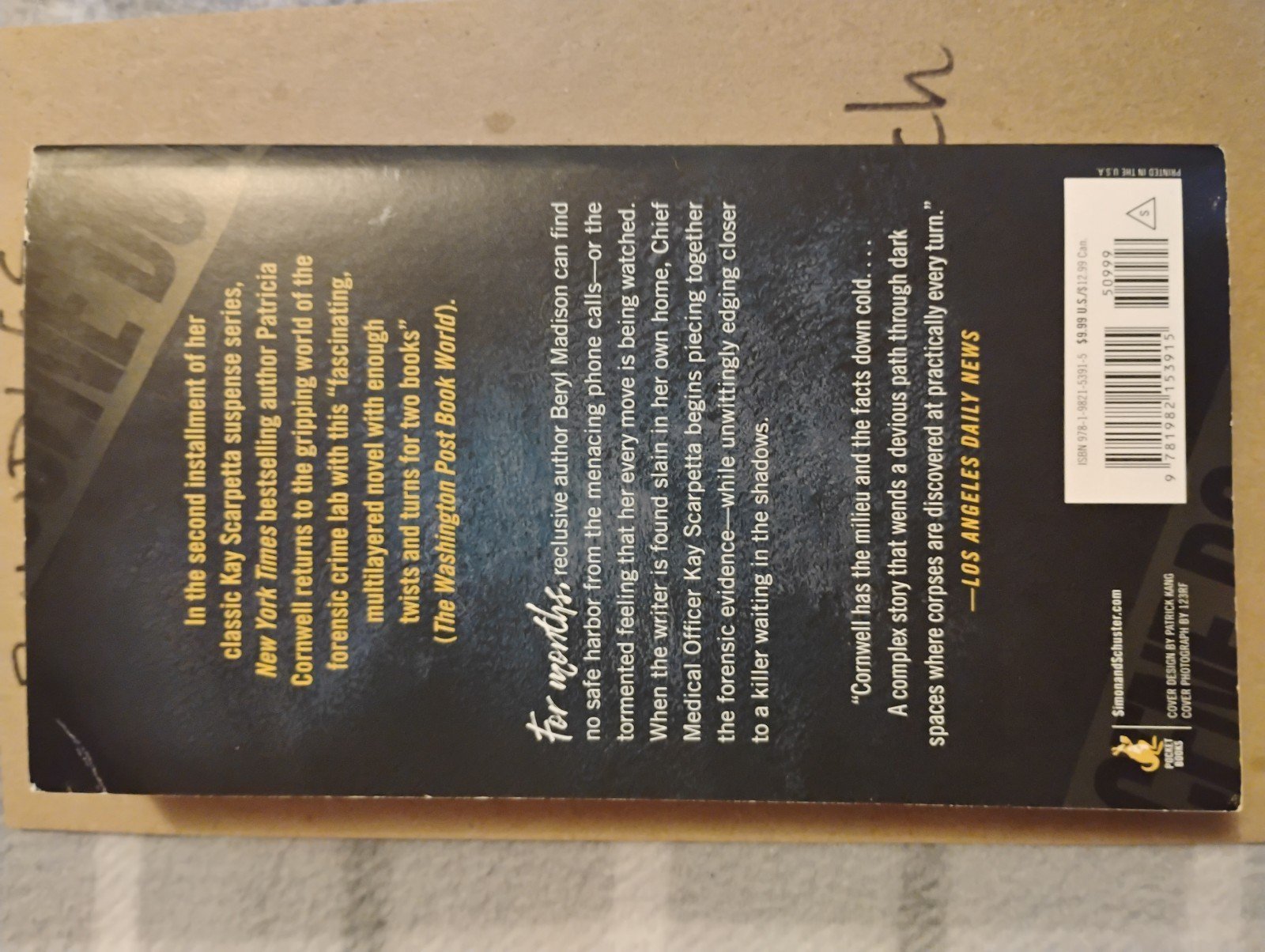 Patricia Cornwell : Body of Evidence - detail