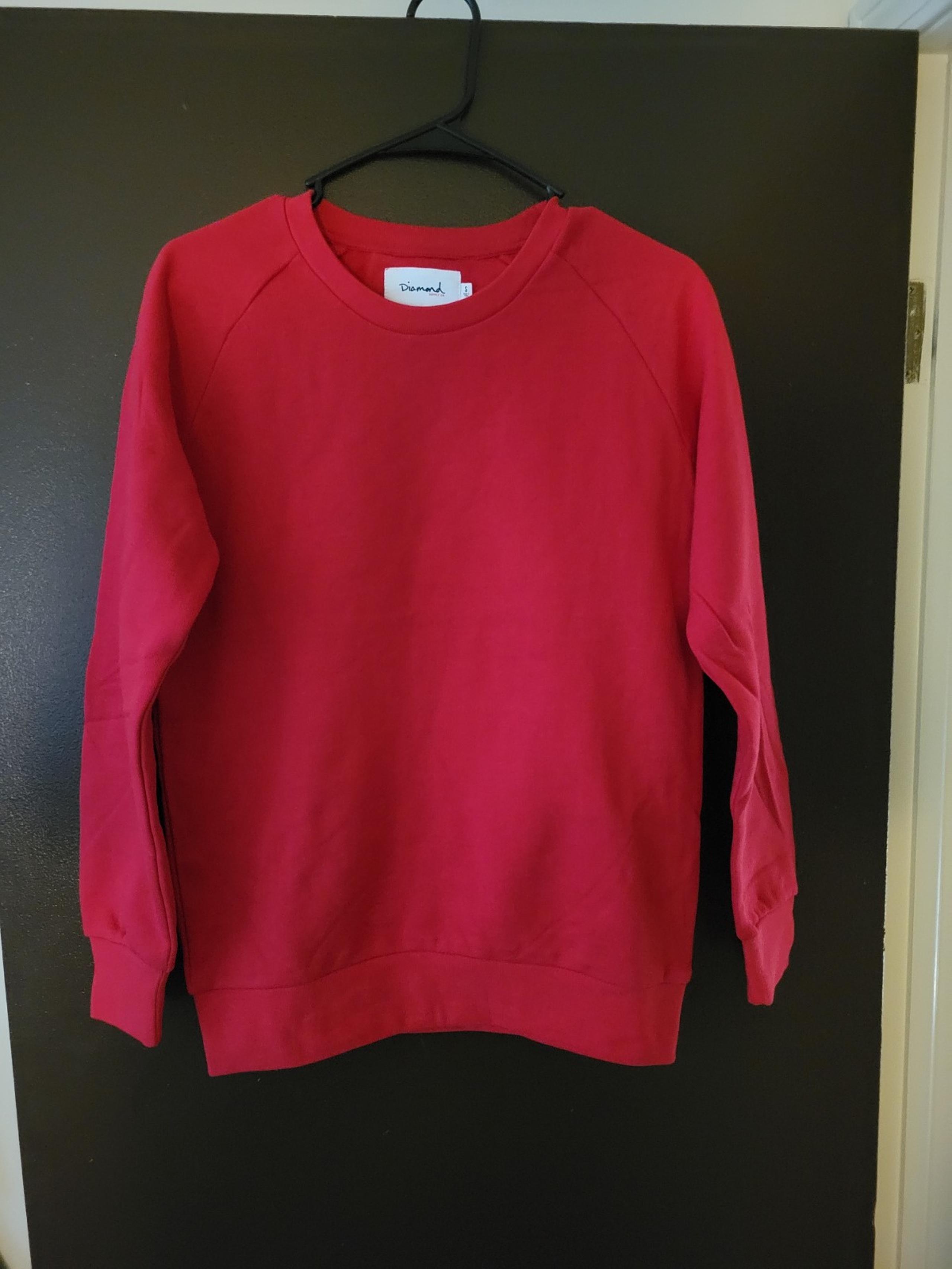 Diamond Supply Co. Red Graphic Pullover Sweatshirt Size S - Diamond Supply Co.