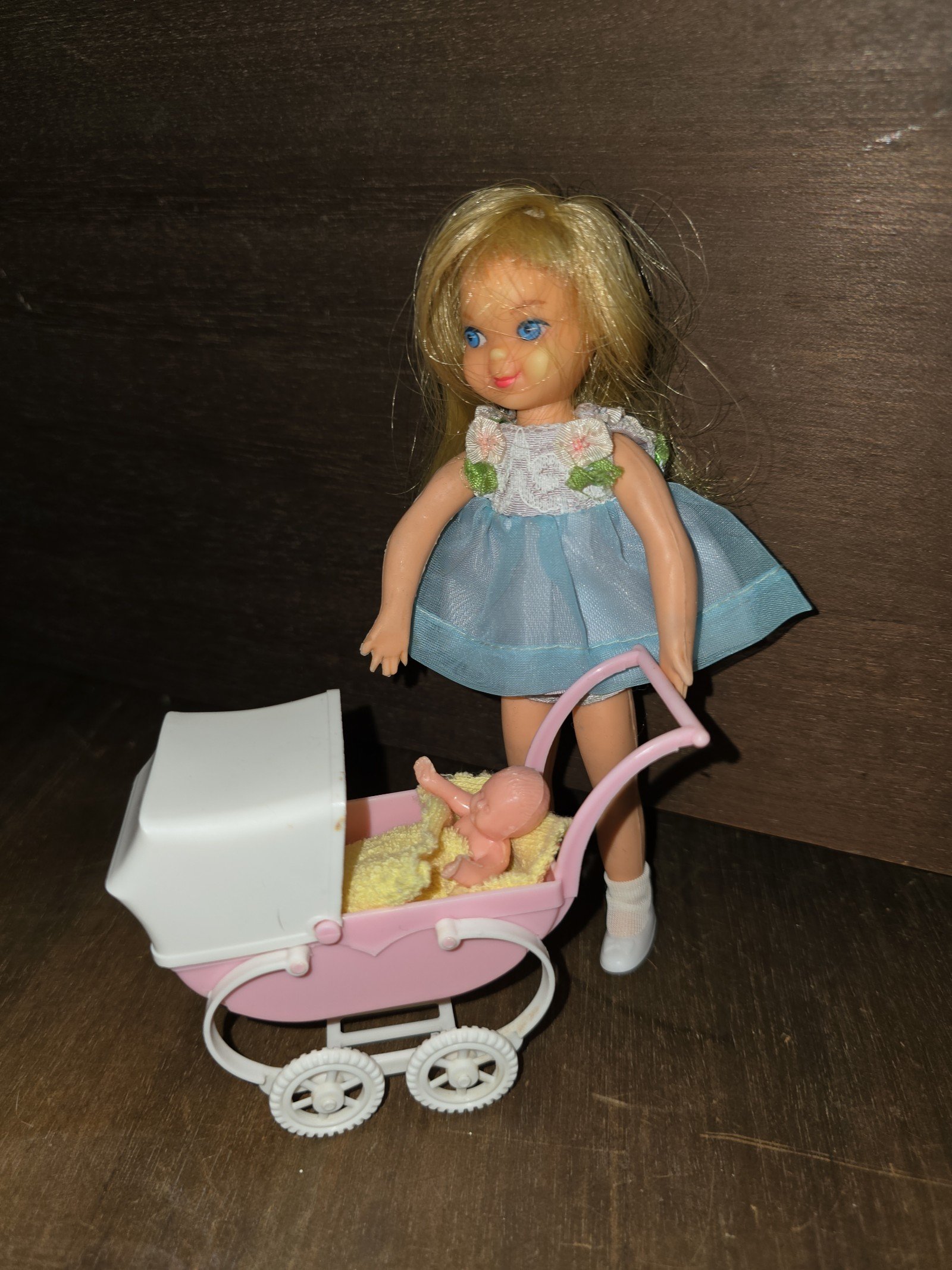 Tutti with Doll Carriage and baby