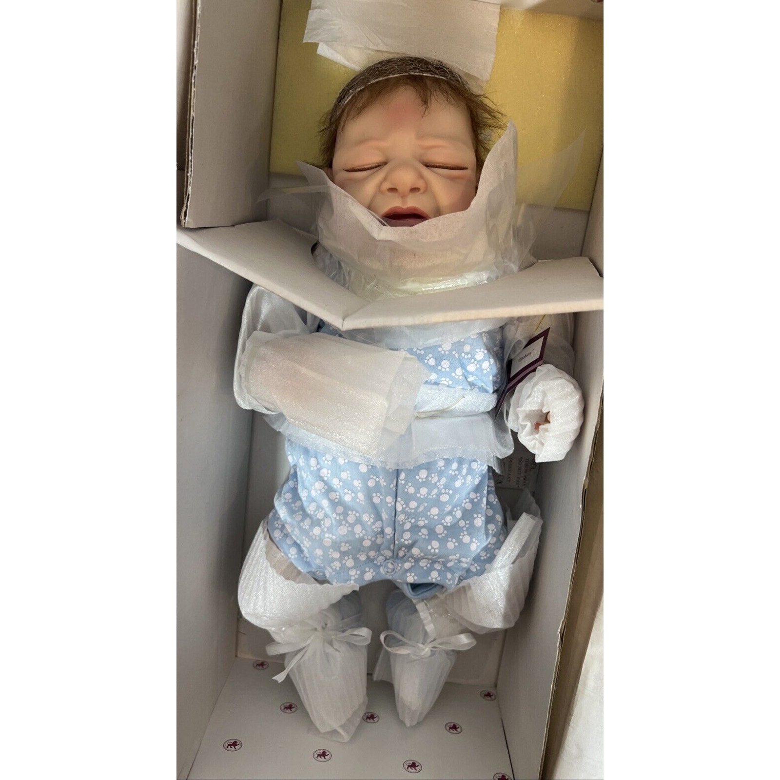 Ashton Drake 'Zachary' RealTouch Crying Original Issue Collectible Doll