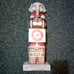 Alabama Hand carved crimson tide statue.