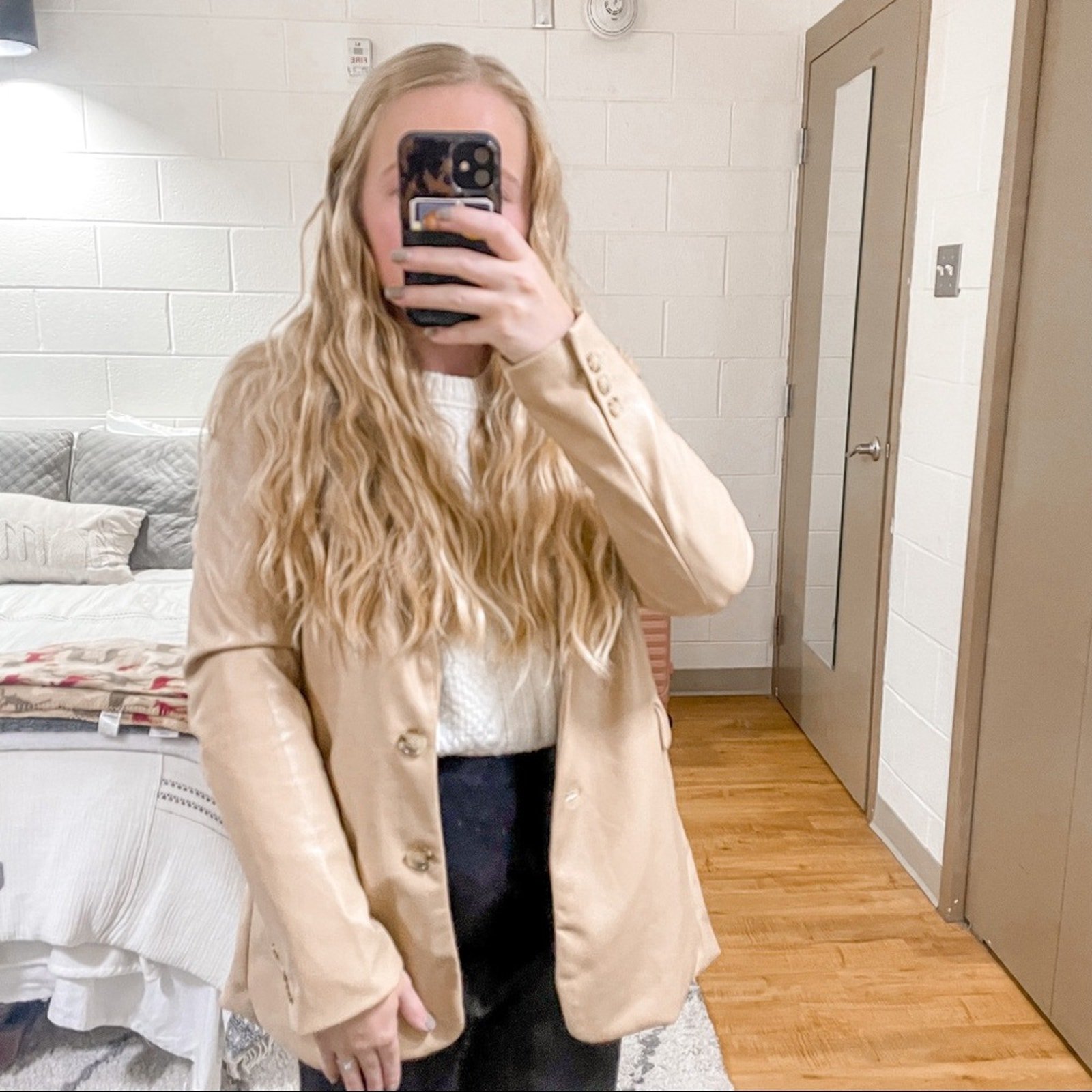 NWT Joie Leather Vegan Blazer