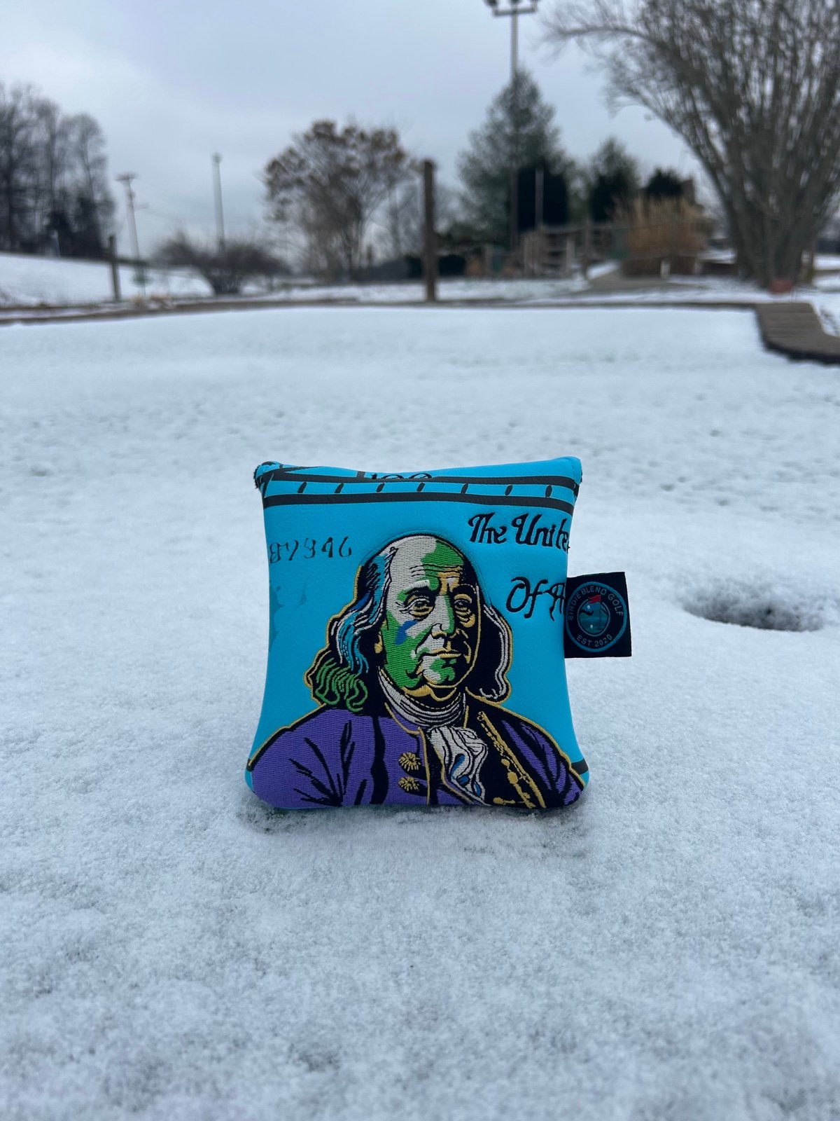 Benjamin Franklin Golf Mallet Putter Headcover