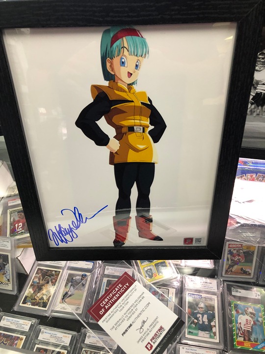 Tiffany Volmer Signed Bulma Dragon Ball Z Framed 8x10 photo with COA!