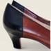 1980s Salvatore Ferragamo Western Style Kitten Heels – Brown & Black