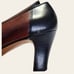 1980s Salvatore Ferragamo Western Style Kitten Heels – Brown & Black