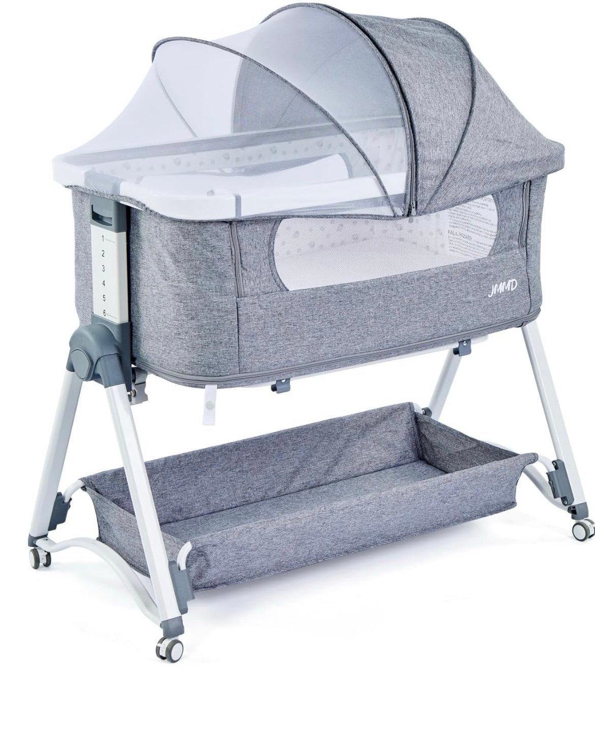 Baby Bassinets, 3 in 1 Bedside Sleeper, Baby Bedside Crib Sleeper with Adjustabl