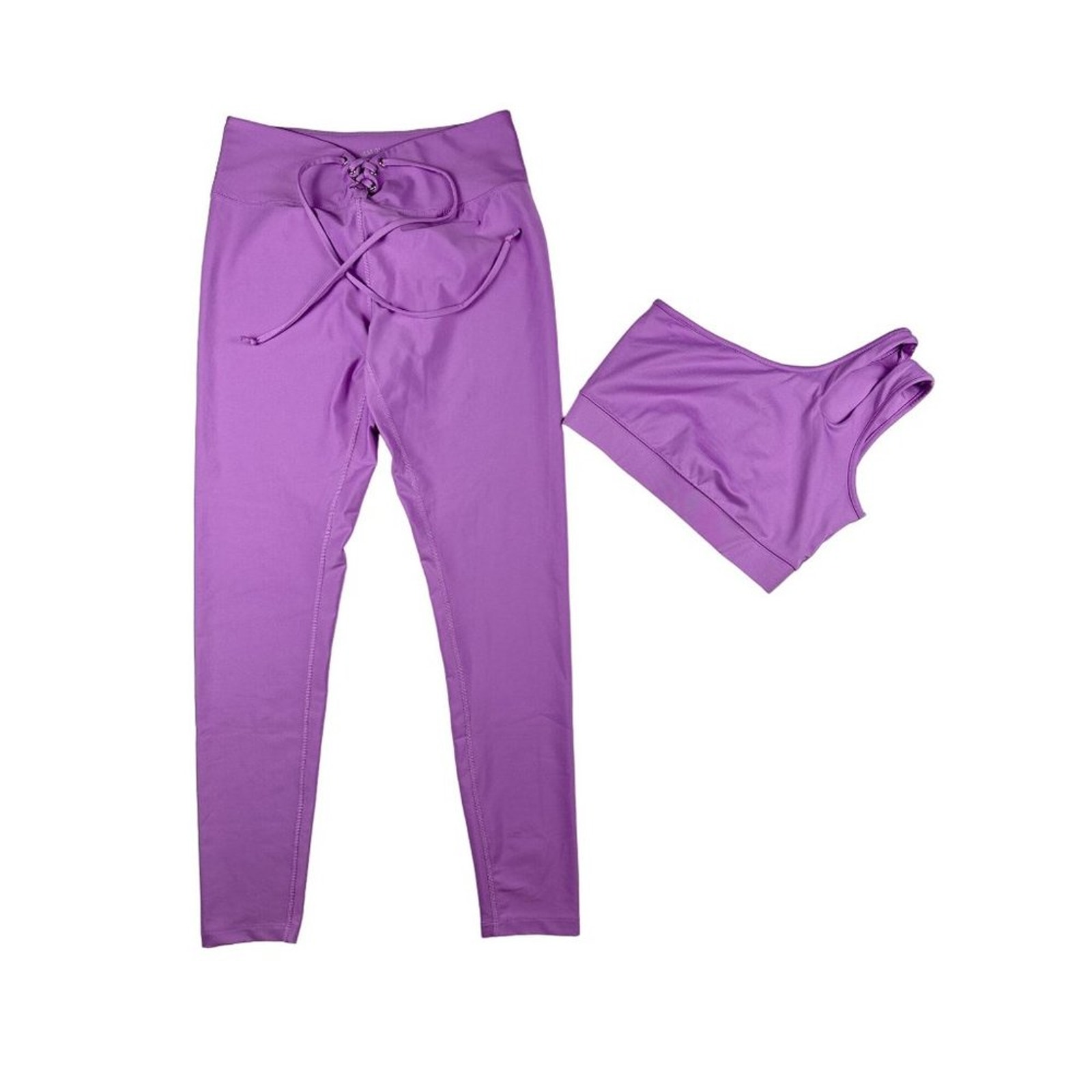 Year Of Ours - Robin Bra and Year Leggings in Tulip Purple