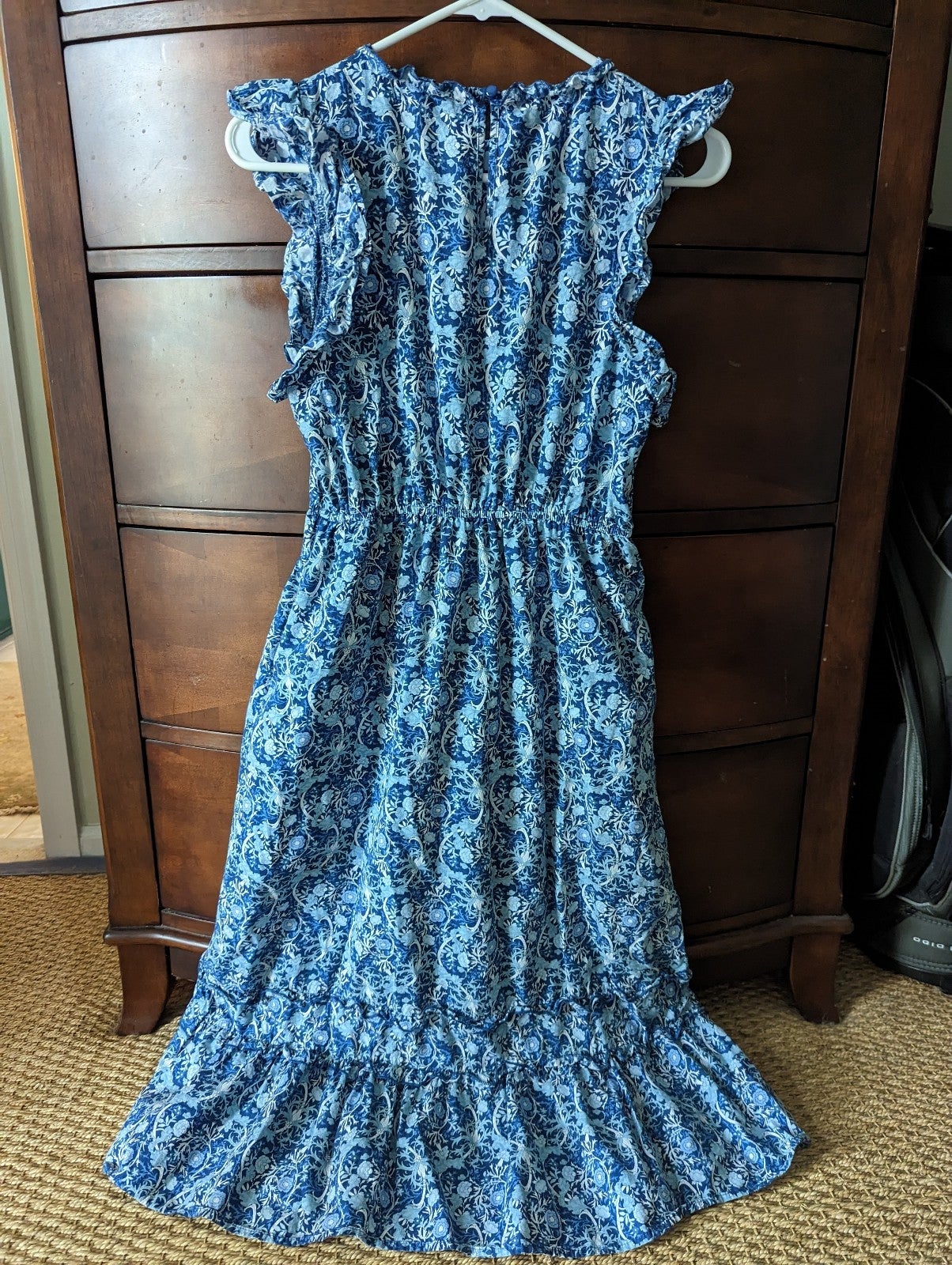 Blue Floral Maxi