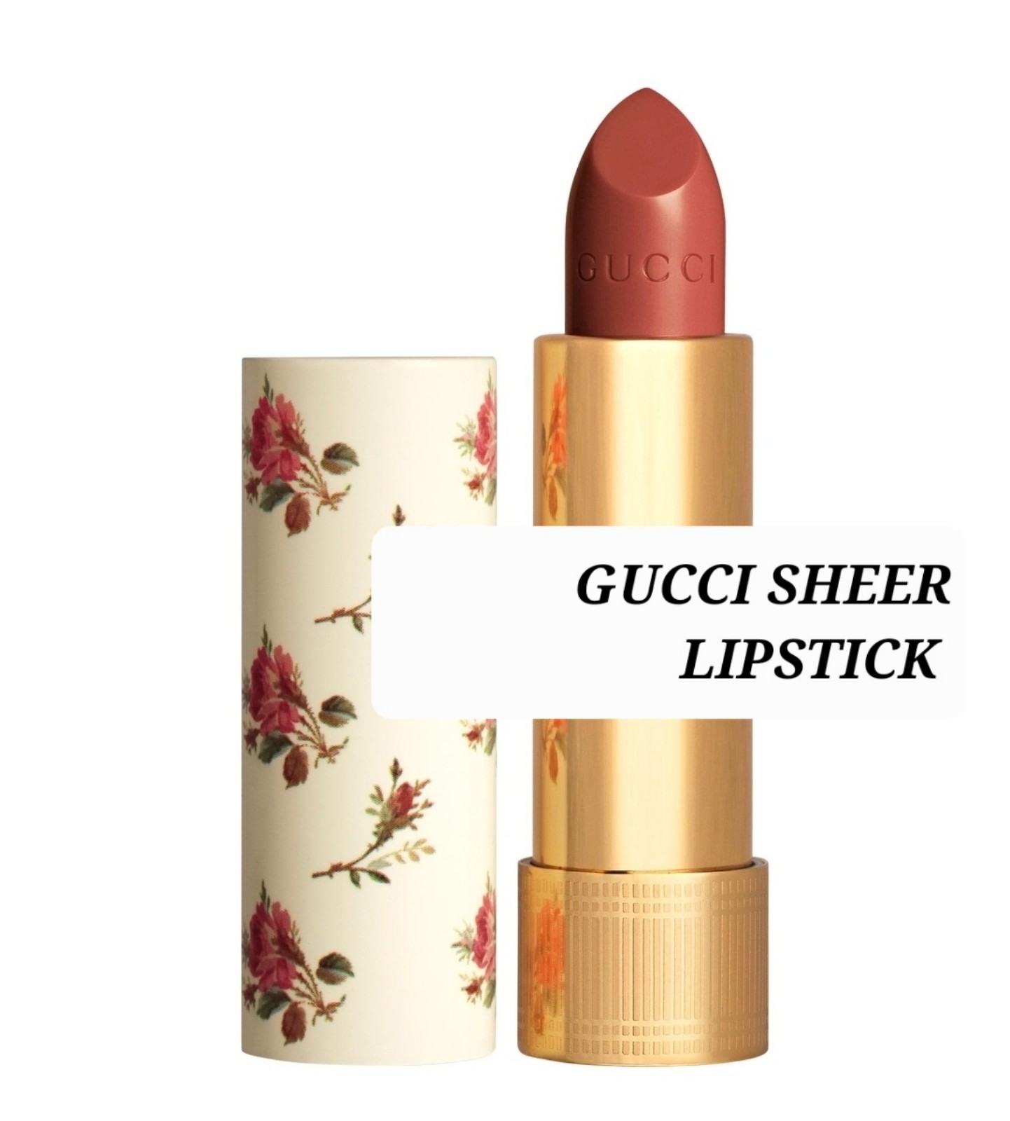 Gucci Rouge á Lèvres Voile Sheer Lipstick 201 PAINTED VEIL. BNIB