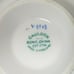 Lot/11 Cauldon Bone China Roosevelt Cup Saucer Set blue leaves gold trim England