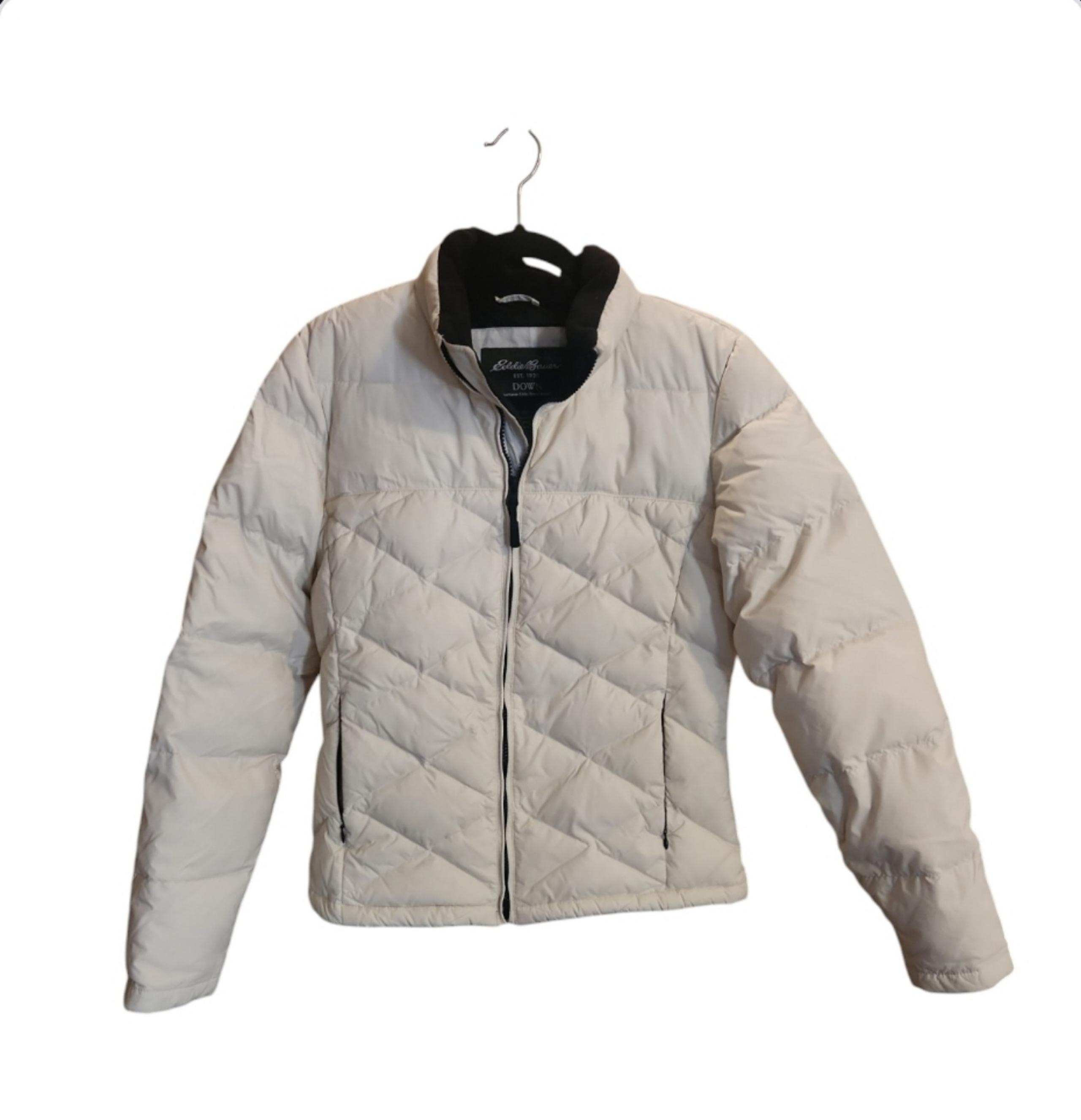 Eddie Bauer Goose Down Winter Coat Puffer Woman's Sz S