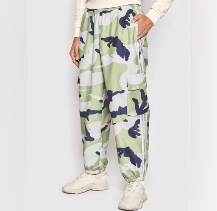 Adidas nylon cargo pants