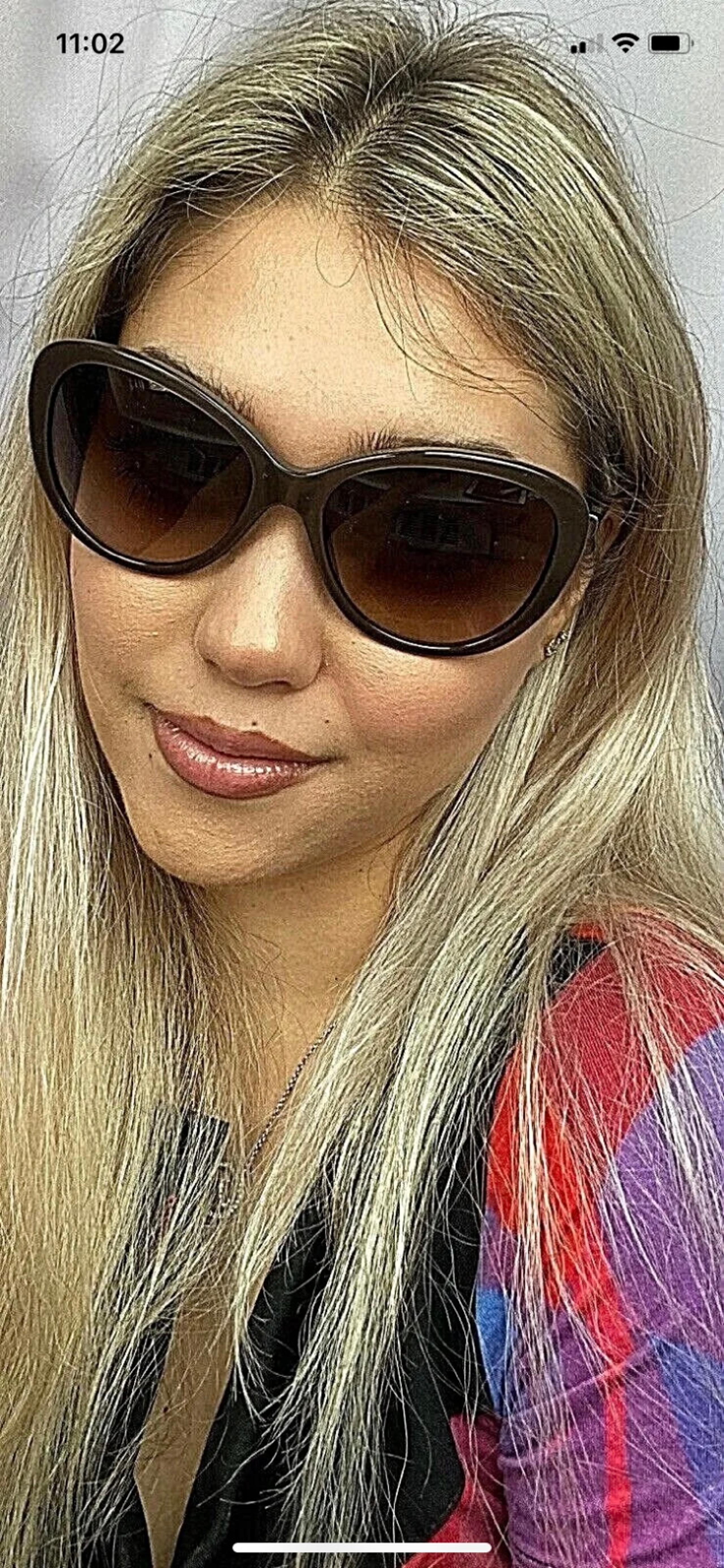 Vintage Giorgio Armani AR 8052 5337/13 Brown Gradient Women's Sunglasses
