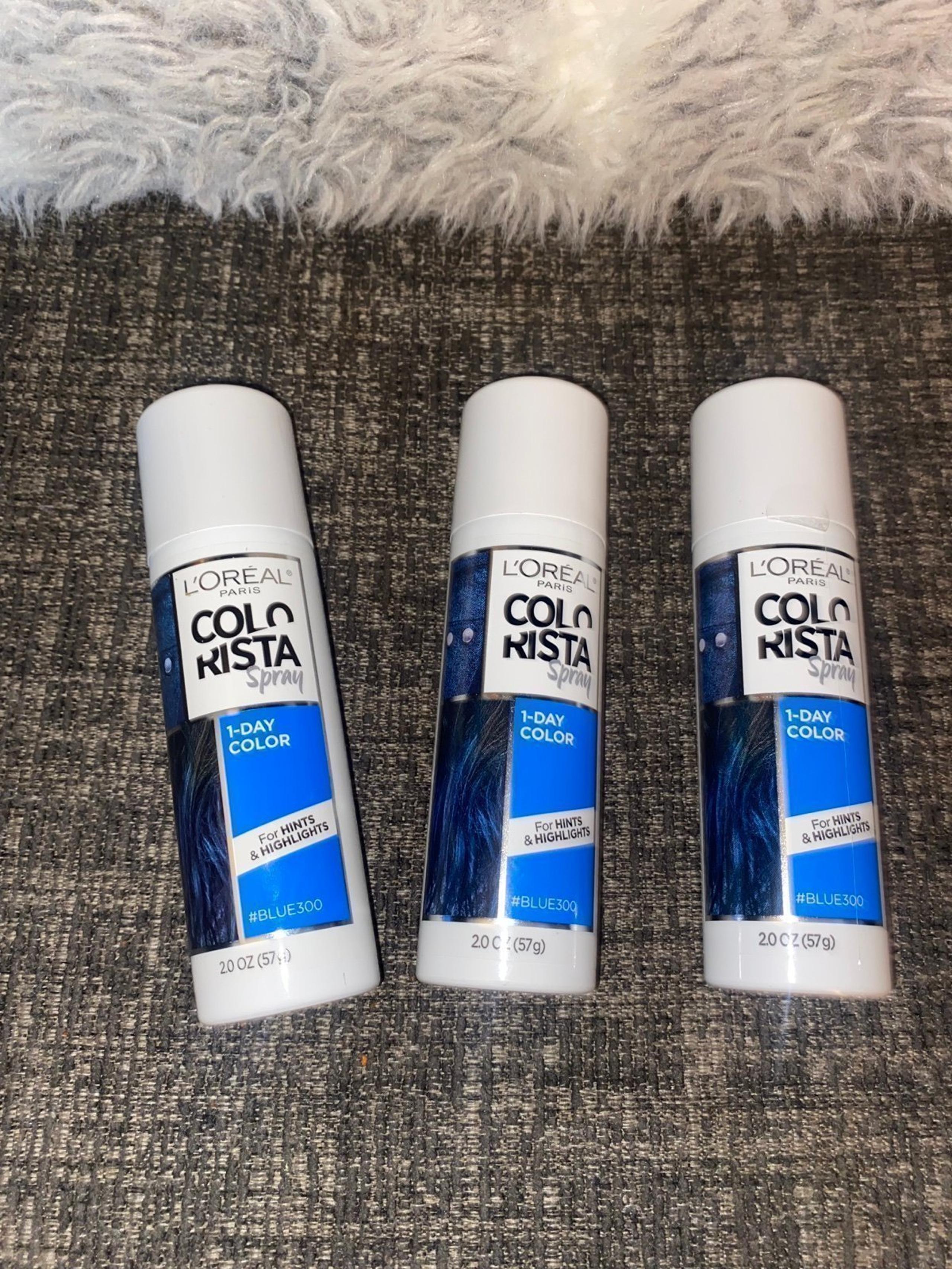 Hair L’Oreal Colorista 1-Day Color Spray Blue (3)