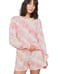 Rails Jane Sunset Tie Dye Shorts pink orange