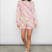 Rails Jane Sunset Tie Dye Shorts pink orange