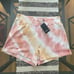 Rails Jane Sunset Tie Dye Shorts pink orange