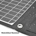 1pc Monocrystalline Solar Folding Pack 45W Photovoltaic Cell Type C PD USB