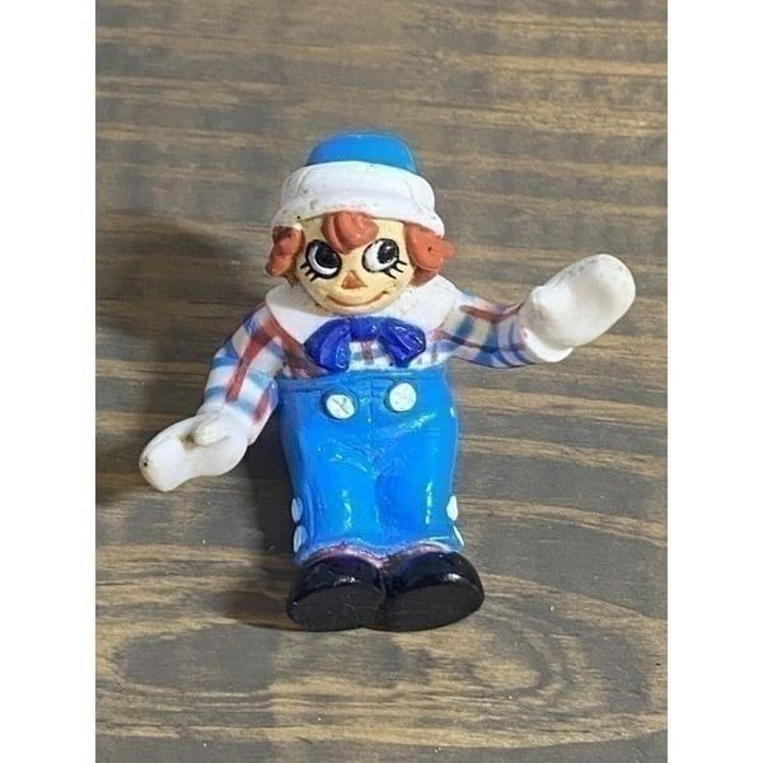 Macmillan Mini PVC Toy Raggedy Ann Andy 1988 VTG Toy Retro Vintage
