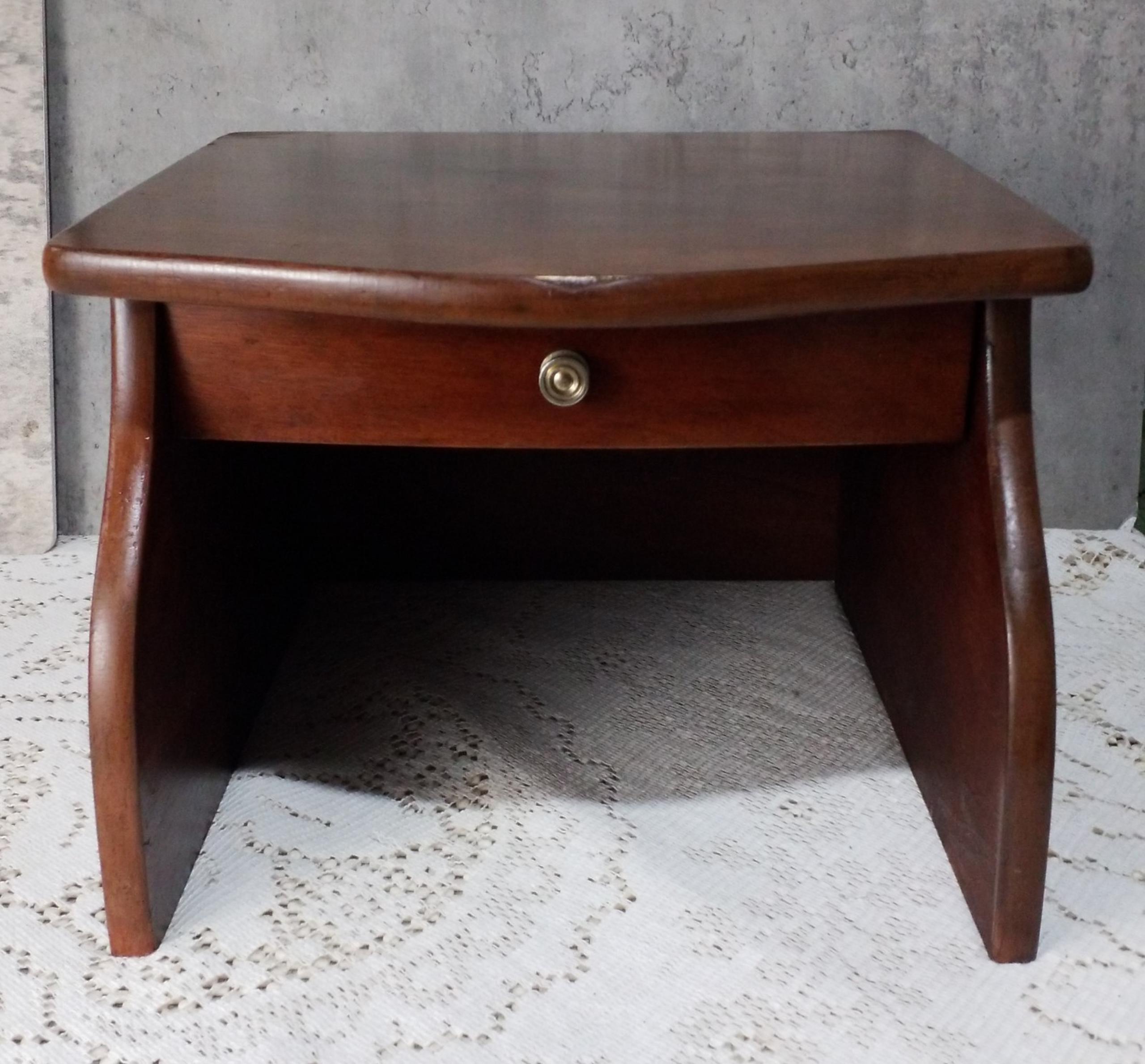 Small Wooden Table with Drawer