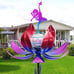 Solar Garden Lotus Stake Light Metal Flower Decoration