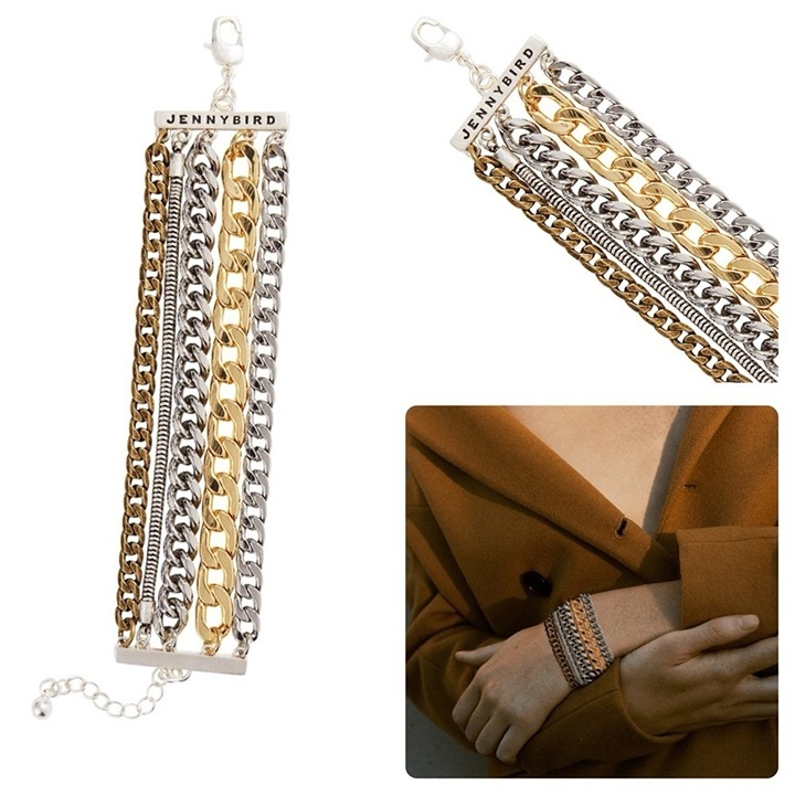 Jenny Bird Austin cuff gold silver rhodium plating