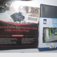 Under Sink Mat by Magic Cover & 10 Stove Top Protectors / surface guards. New