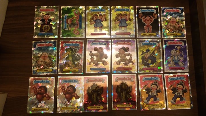 2014 Garbage Pail Kids Chrome Series 2 Atomic Refractor Lot 52 cards No Dupes