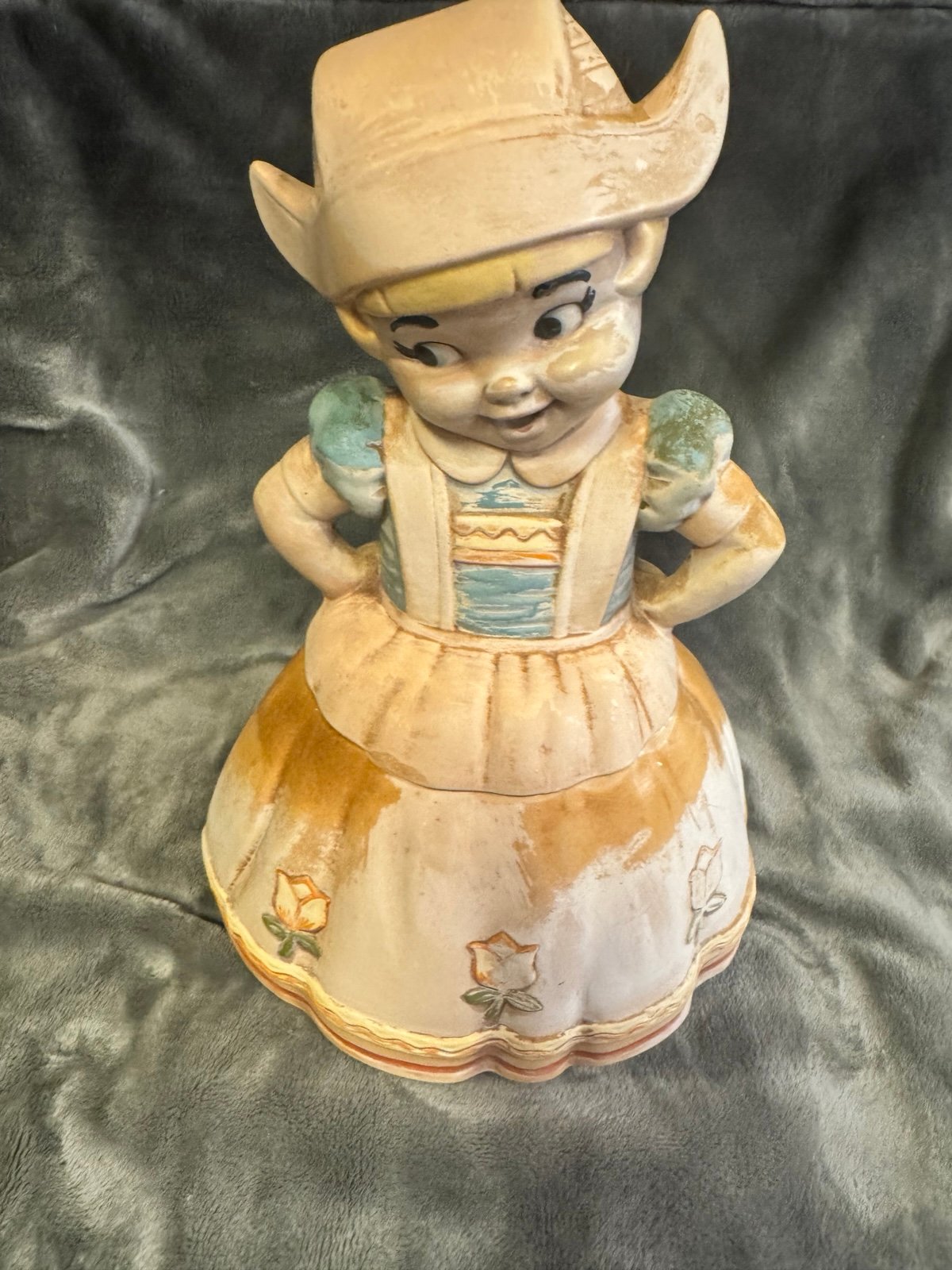 Vintage Twin Winton Collectors Series Dutch Girl Cookie Jar California Pottery