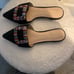 Something Navy Black Beaded suede Women's Mules