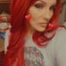Lace front wig human hair blend
