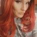 Lace front wig human hair blend