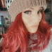 Lace front wig human hair blend