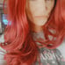 Lace front wig human hair blend